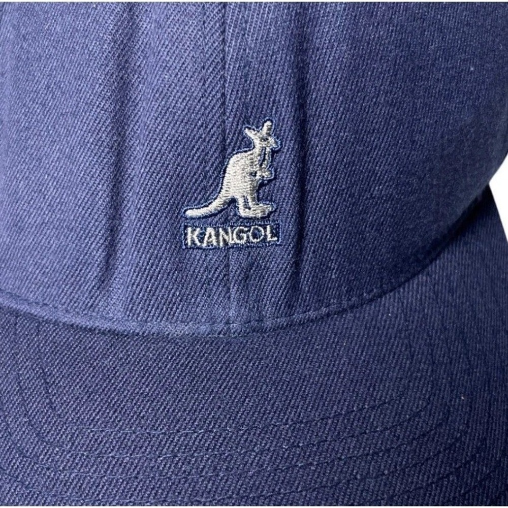 Heritage‎ Streetwear Baseball Cap Wool Navy Kangol Flexfit Logo Hat L XL - Picture 2 of 8